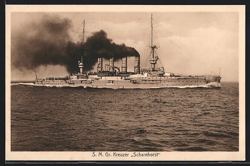 Kreuzer scharnhorst - ak,