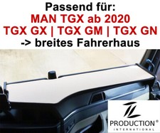 MAN TGX GX GM GN BREITES Fahrerhaus LKW-Tisch beige Ablagetisch durchgehend
