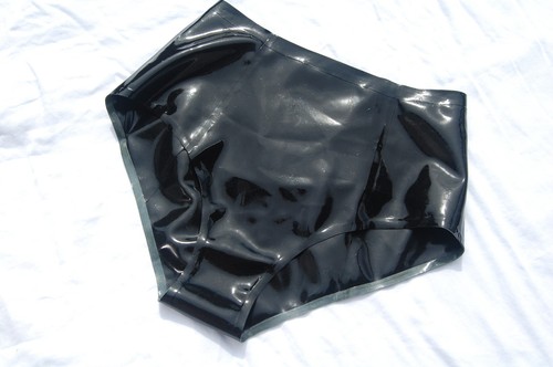 High waisted latex rubber - waisted,