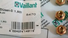 vaillant Düsenwechselsatz 2 Düsen -D 1,50 VK Düsensatz H-Gas Vaillant Kessel