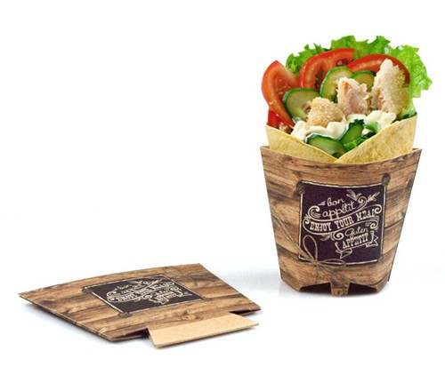 Wrap schütte verpackung - wrap,