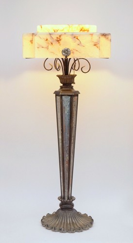 Art deco lampe bodenleuchte - art,