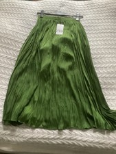 Zara Maxirock glänzender Taft