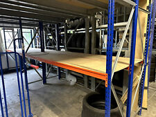 28 meter Reifenregale Schwerlastregale Holzböden 200 x 60/80cm Container Regale