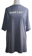 Saller Herren Trainingsshirt / Trikot | Größe: M | Farbe: Schwarz mit Logodruck