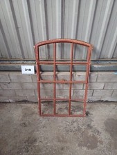 Originales Dänisches Rundbogen Gussfenster mit Kippelement H.:94 cm B.:61 cm