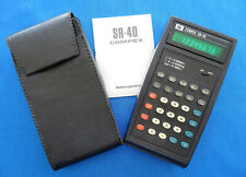 COMPEX SR-40 DDR Taschenrechner aus 70er - LED Anzeige, Hülle, Bedienungsanleitu