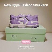 Off-White Purple & White Out