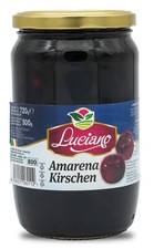 Amarena Kirschen | Amarena Kirsche entsteint und ohne Stiel | LUCIANO | 720ml