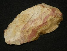 40.000Y.O:TOLLER SCHABER 114mm NEANDERTALER STEINZEIT PALÄOLITHIKUM MOUSTERISCHER FEUERSTEIN