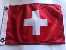 Schweiz Bootsfahne 50x75 cm