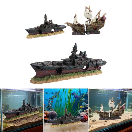 Aquarium-Schiffswrack-Dekorati