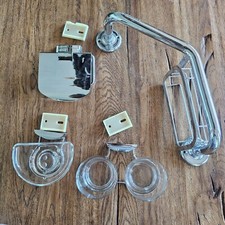 Badzubehör Set Badaccessoires Design Edelstahl Chrom ca 20 30 Jahre alt