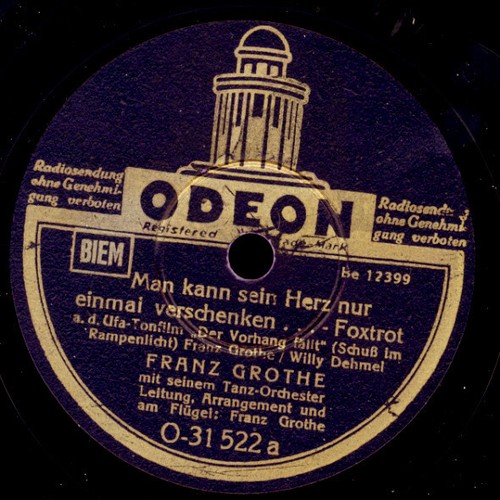 Franz grothe tanz - franz, tanz-orch.