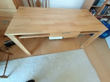 Linea Natura SCHREIBTISCH 150/70/76 cm in Kernbuche