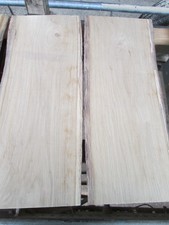 5 x Eichenbrett, Baumkante, Bohlen, Deko, Board 19 - 26 cm x 60 cm, Eiche 23 mm