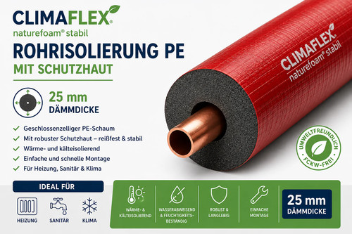 Rohrisolierung robuste - pe,