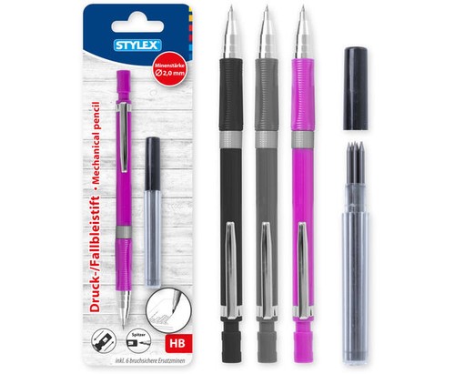 Druck fallbleistift 0mm - druck, hb