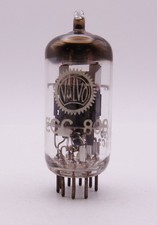 1x VALVO ECC808 6KX8 Röhre geprüft TOP / Tested with strong emission.