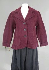 Zep Zep Walk Jacke Kurz Blazer Gr. 44 46 bordeaux