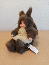 Anne Geddes Puppe Eichhörnchen ca 28cm, Blaue Augen Künstlerpuppe gut Erhalten