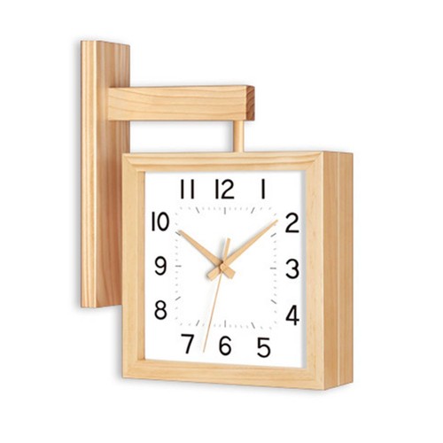 Wanduhr aus massivholz - wanduhr,