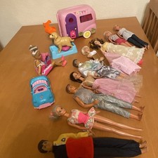 Barbie Konvolut Vintage Puppen Zubehör Hund Mattel Sammlung Camper 80er 90er Lot