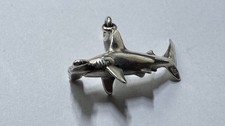 Anhänger Silber Sterling Fisch Hammerhai 3D massiv