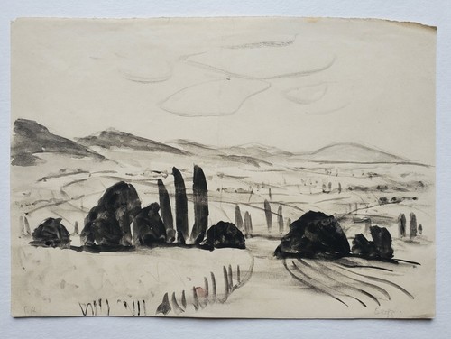Gemälde tusche landschaft - gemälde,