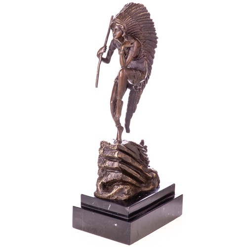Bronzefigur skulptur - bronzefigur,