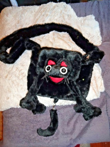 Katze mops handtasche - katze, schwarz