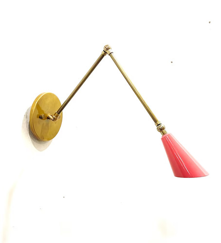 Stilnovo messing wandleuchte - messing,
