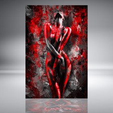 Acrylglas Wandbild Glas Bilder Poster sensual Women Frau Akt Erotik Kunst Deko