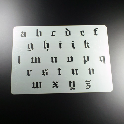 Schablone alphabet - a4,
