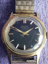 vintage Junghans Trilastic 17Jewels Herren Armbanduhr Handaufzug 60r UHR Läuft