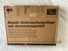 Mobile Untersuchungsliege Stabiles Aluminiumgestell 3-teilige Liegefläche 230kg