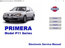 Nissan Primera P11  Werkstatthandbuch Originale ESM auf CD in Deutsch