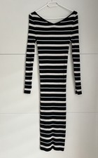 Damen kleid schwarz weiß - kleid,