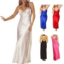 Einfarbig Langer Gewand