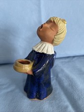 Engel Blaues Kleid Ton Figur