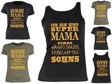 Damen Shirt Geschenk Mutter Tochter Sohn Geschenk für Mama Muttertag Geburtstag 