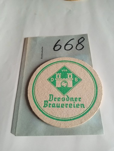 Stück ddr bierdeckel veb - stück, bierdeckel,