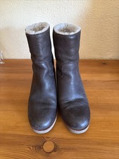 SHABBIES AMSTERDAM Schlüpf-Stiefeletten Damen Stiefeletten Gr. DE 37 Braun