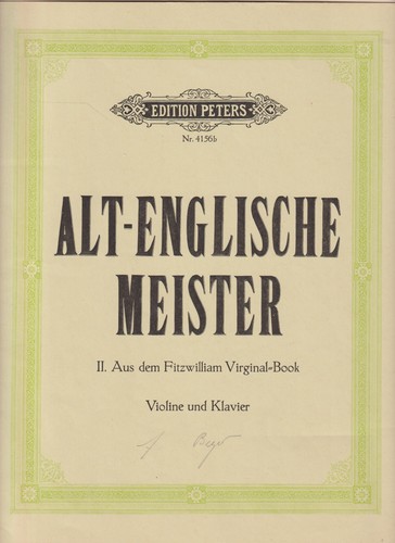 Noten alt englische meister - alt-englische,