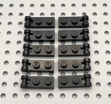 LEGO® 10x Platte mit Stange Halter Griff 60478 1x2 schwarz