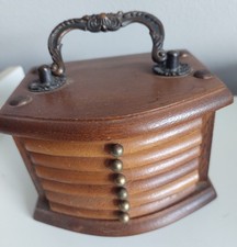 Untersetzer Vintage Holz und Kork