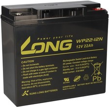 B-Ware Kung Long WP22-12N 12V 22Ah Batterie AGM Blei Akku wartungsfrei zyklisch
