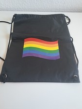 Turnbeutel, Sportbeutel, Rucksack Regenbogenfarben Pride flag LGBTIQ rainbow