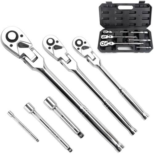Ratschen set flex kopf - flex-kopf, 1/4