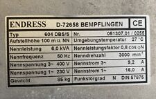 Endress Stromerzeuger